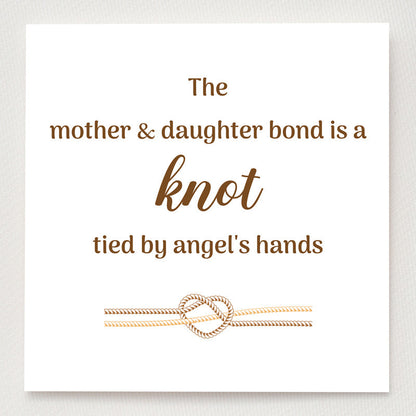 Mother & Daughter Angel Knot Ring